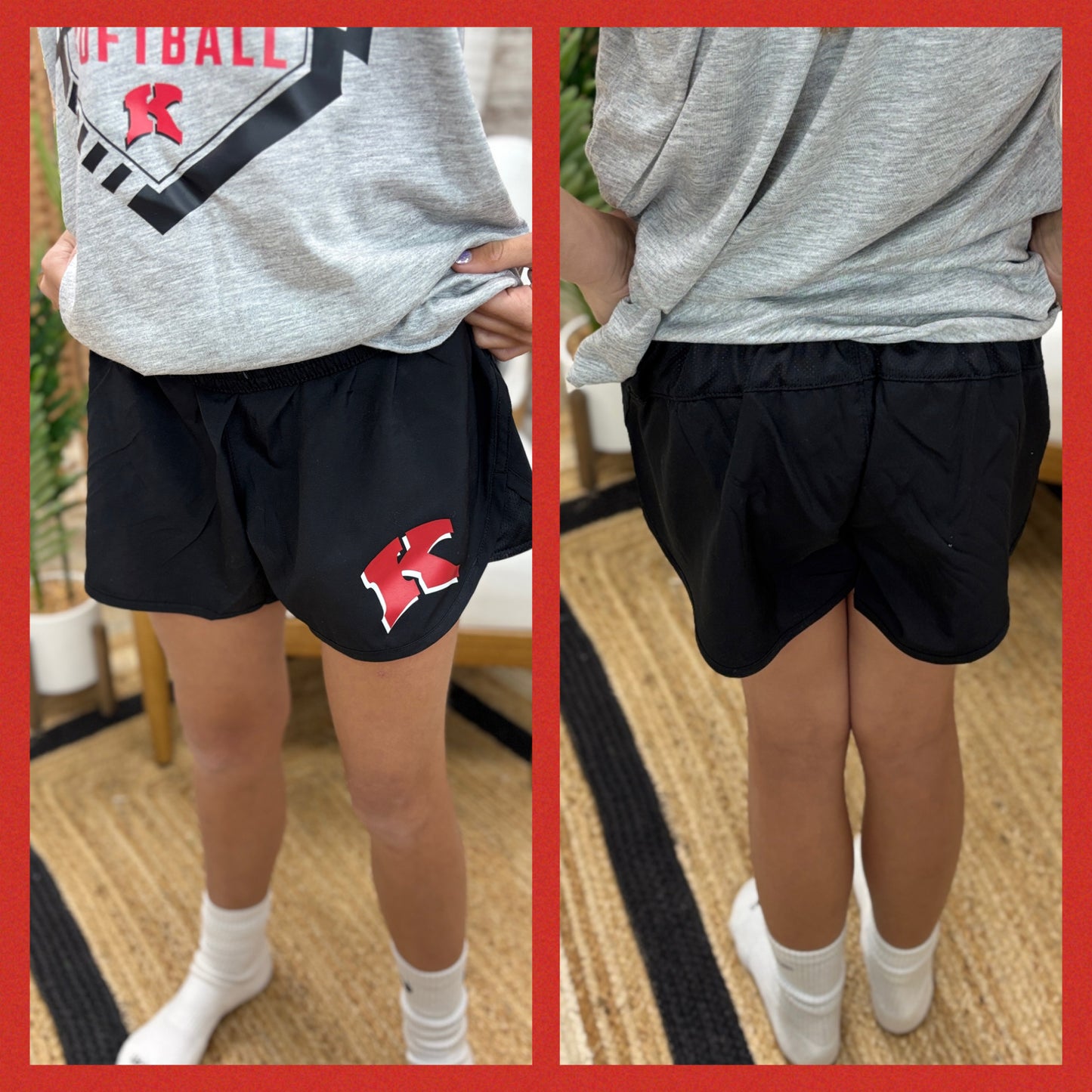 Kimberly "K" Wayfarer Black Shorts ~ Ladies and Girl Sizes