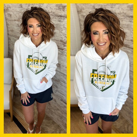 Freedom Irish Baseball Port & Company Hoodie ~ 2 Colors