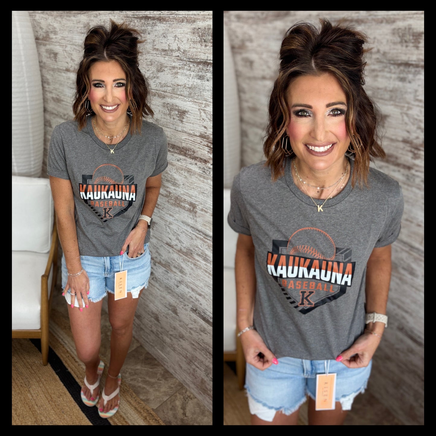 Kaukauna Baseball  Bella Tee~ Adult and Youth ~ 2 Color Options