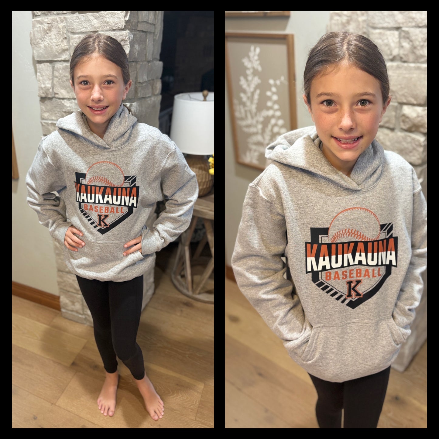 Kaukauna Baseball YOUTH Port & Company Hoodie