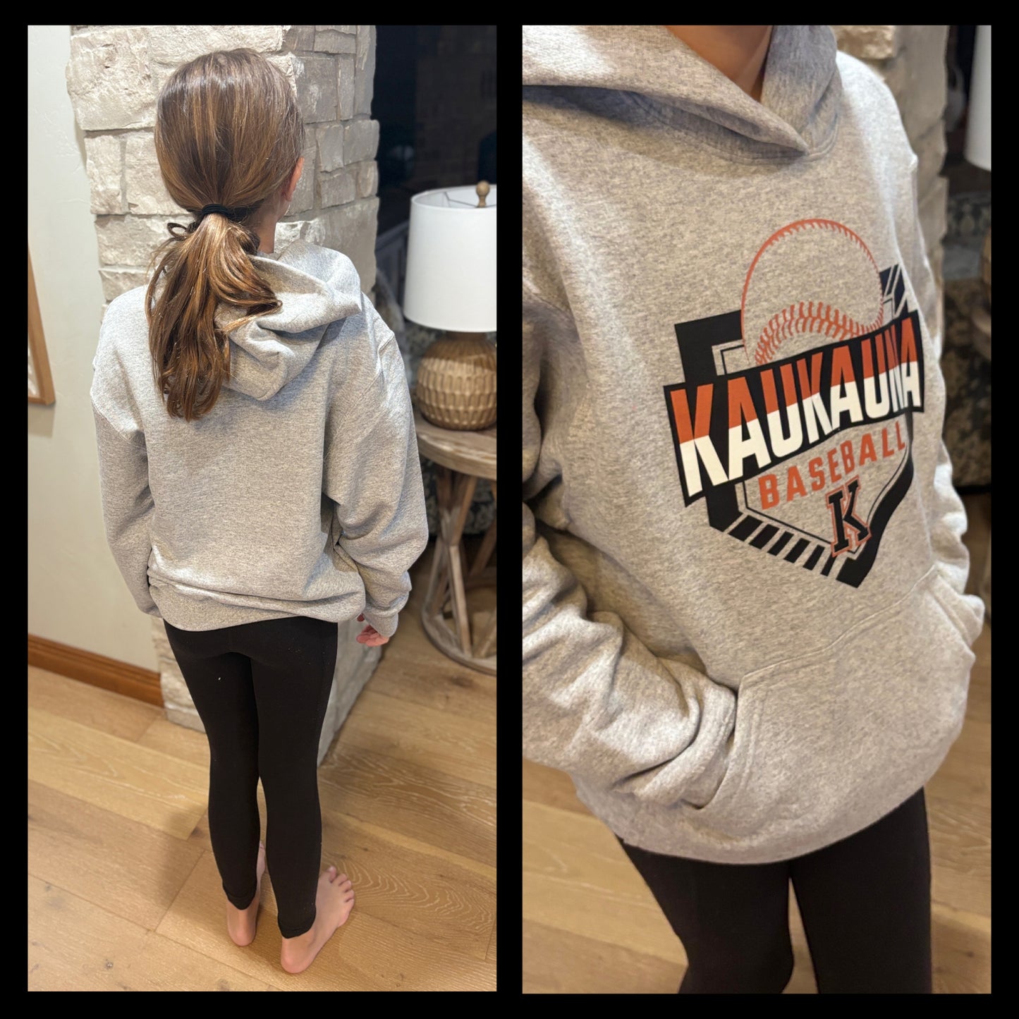 Kaukauna Baseball YOUTH Port & Company Hoodie