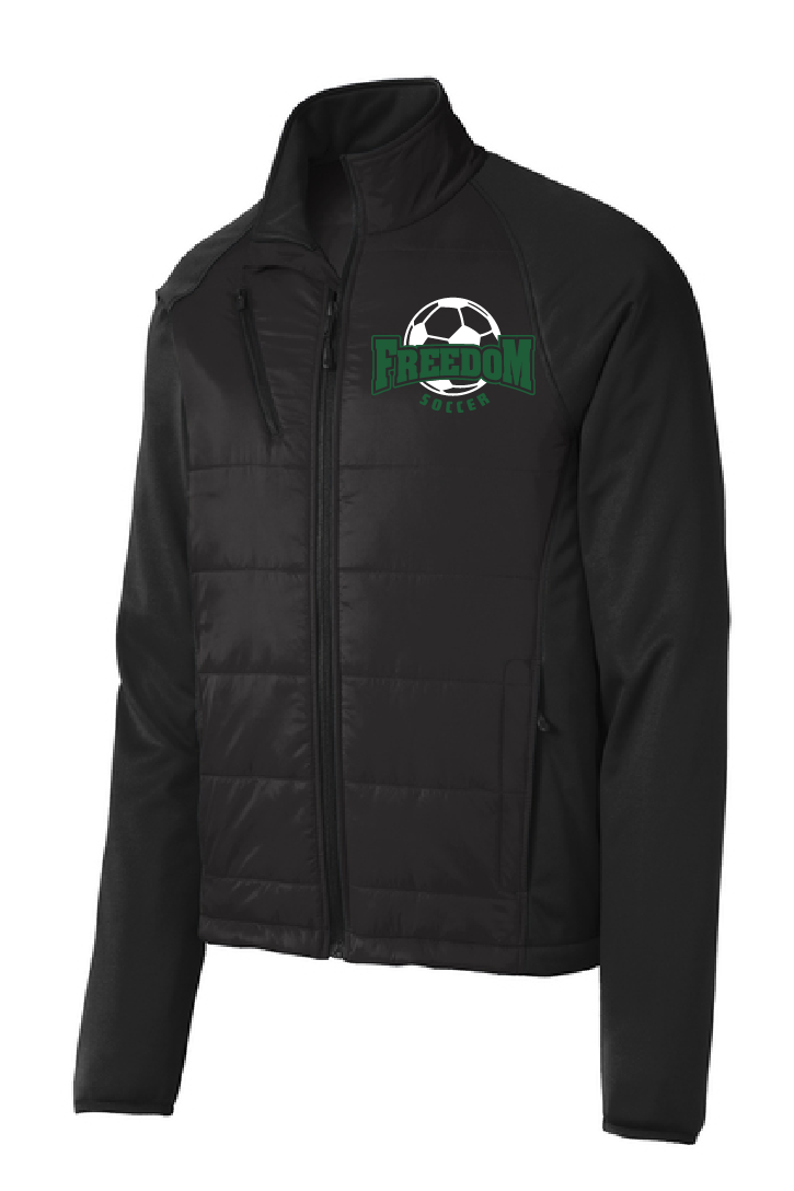 Freedom Soccer Port Authority Men's Soft Shell Hybrid Jacket