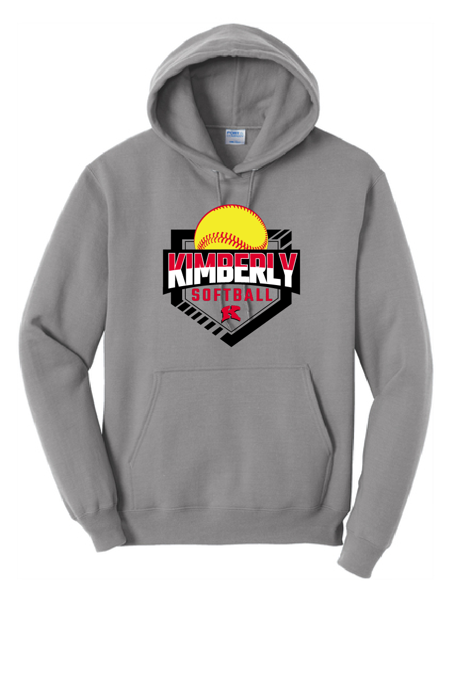 Kimberly Softball Baseball Port & Company Hoodie ~ 2 Colors ~ Youth and Adult