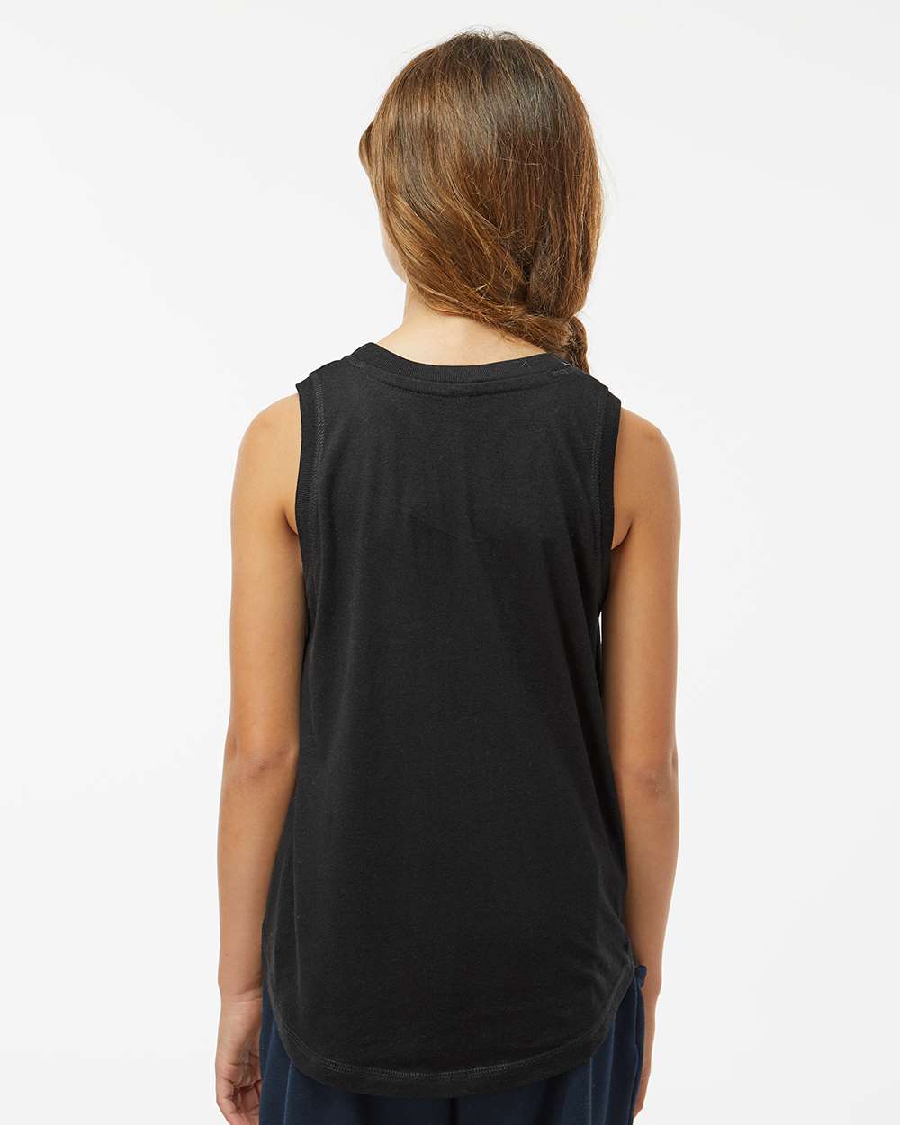 Freedom Irish Baseball Girls' Relaxed Fine Jersey Black Tank