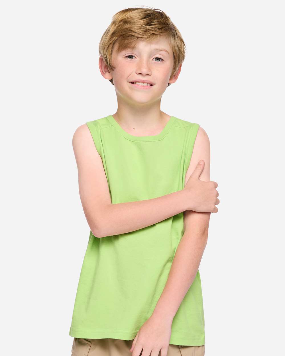 Freedom Irish Cheer Lime Youth Jersey Tank