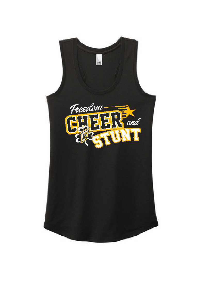 FHS Cheer Practice Gear District Racer Tank ~ Ladies sizing