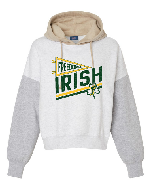 Freedom PAC Fundraiser MV Sport Crop Colorblock Hoodie~ Ladies ~ 3 Styles