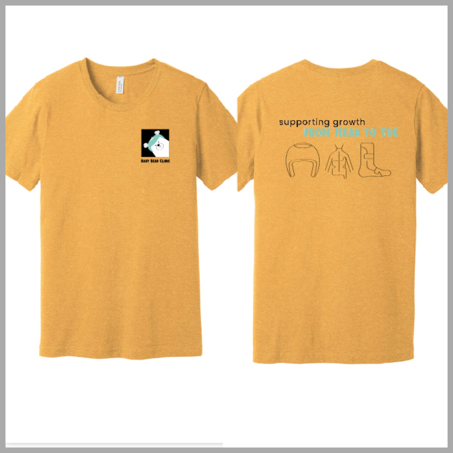 Baby Bear Clinic Bella Canvas Heather Tee ~ 5 Colors