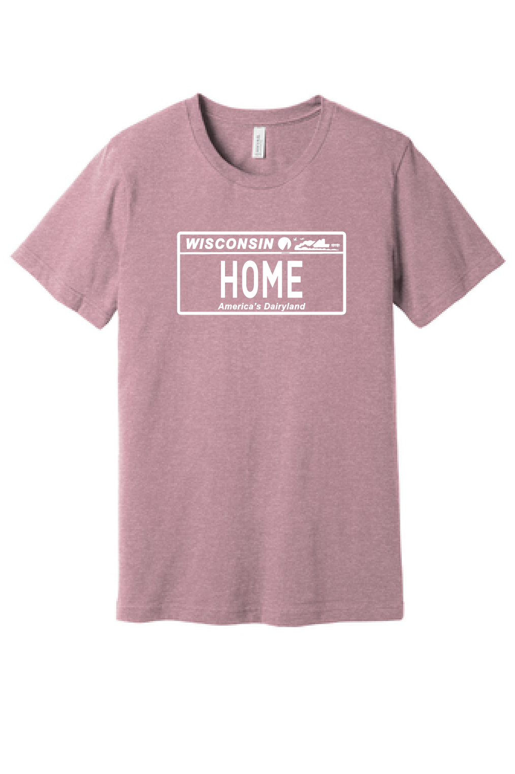 Bella Canvas Heather Tee in Wisconsin Designs