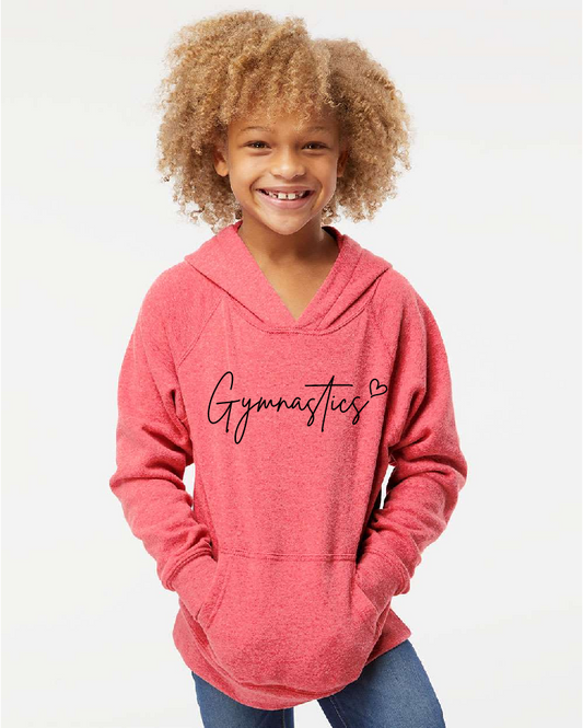 PERSONALIZED Gymnastics Independant Youth Lightweight Blend Hoodie ~ Several Colors