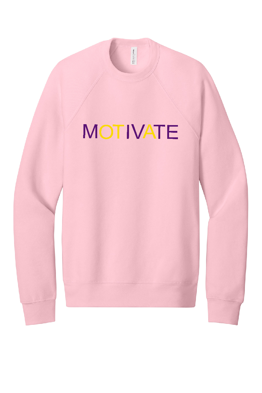 Motivate Bella Canvas Sponge Fleece Crewneck ~2 Colors