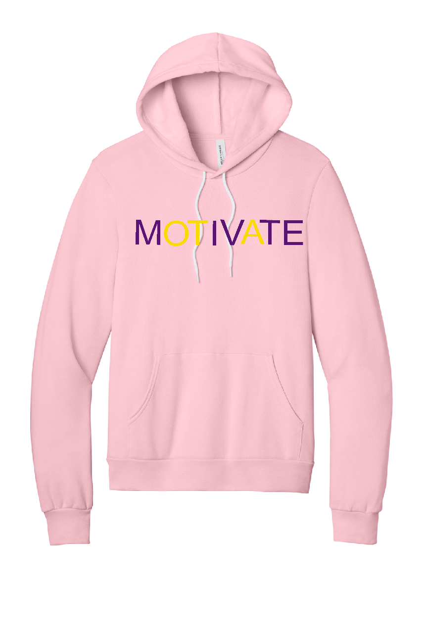 Motivate Bella Canvas Sponge Fleece Hoodie ~ 3 Colors