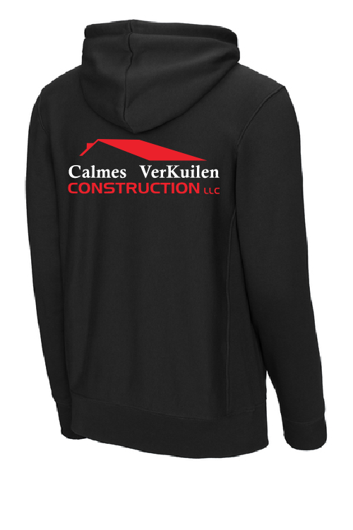 Calmes Verkuilen Sport-Tek® Super Heavyweight Pullover Hooded Sweatshirt ~ Black