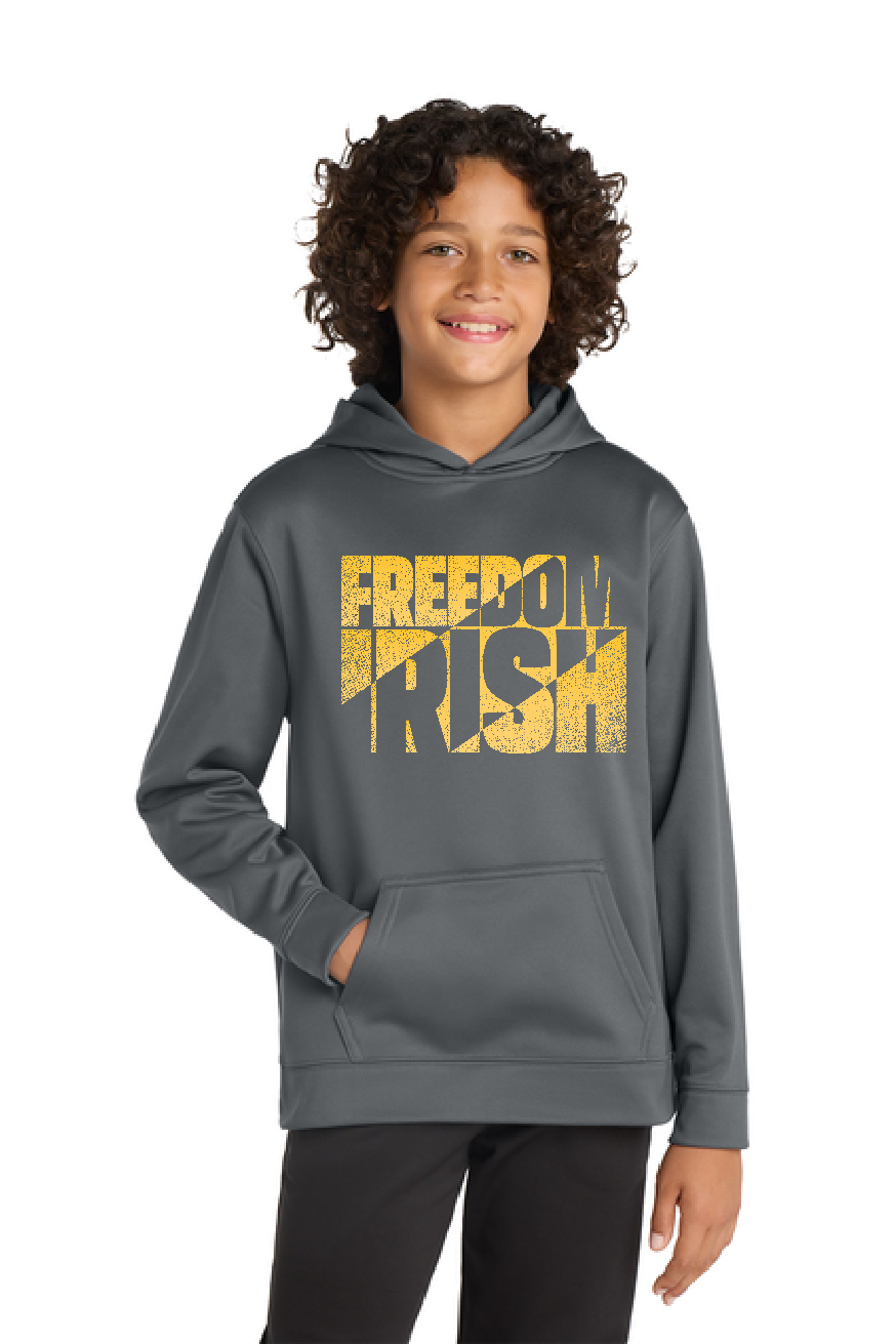Freedom PAC Fundraiser Sport Tek Fleece Hoodie ~ 2 Colors~ Youth