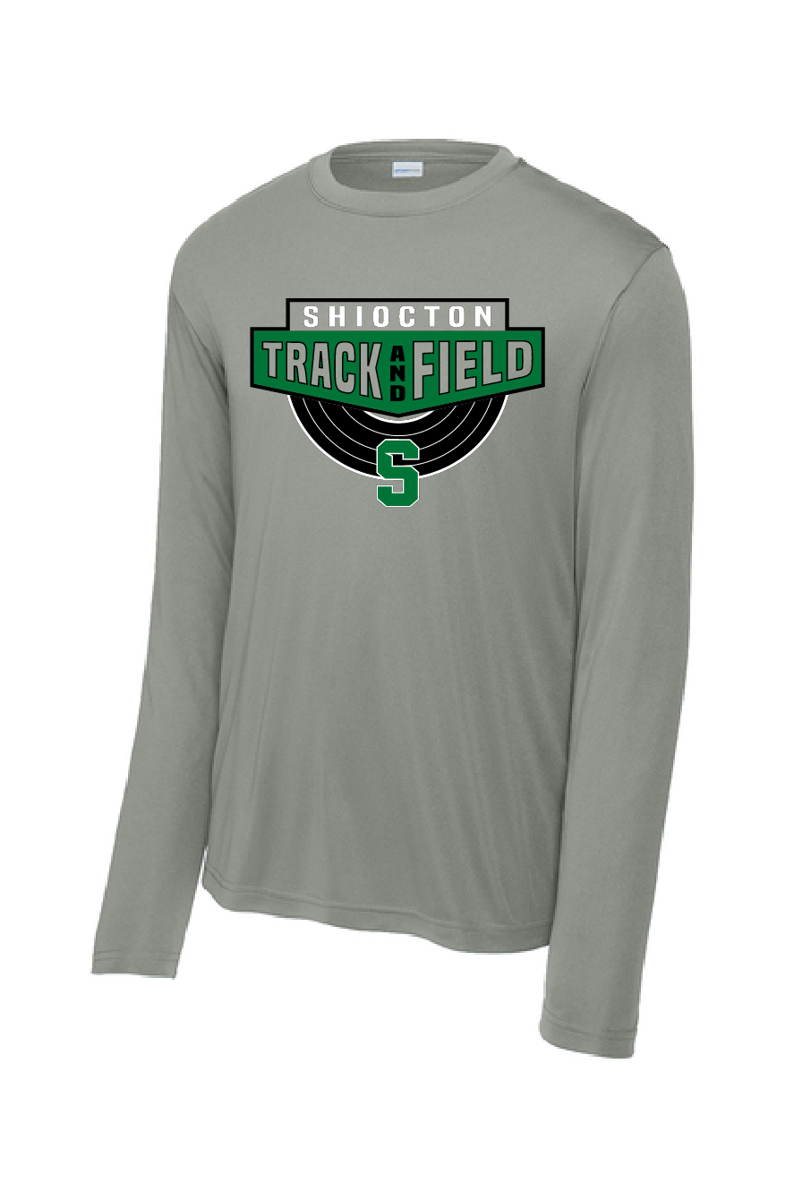 Shiocton Track and Field Sport-Tek® Long Sleeve PosiCharge® Competitor™ Tee~ Youth and Adult/2 Colors