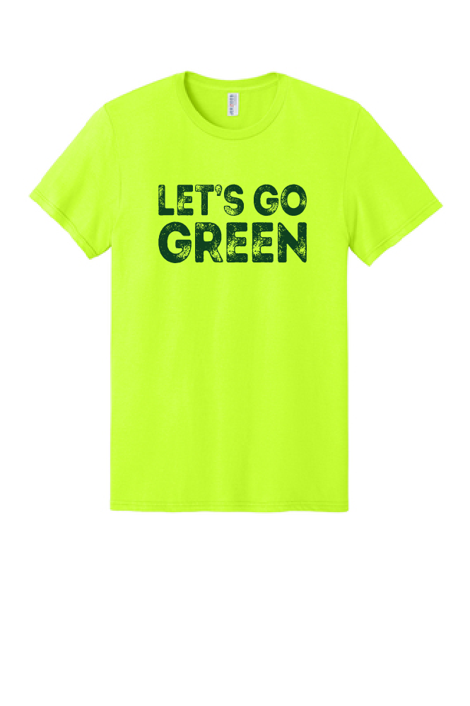 Freedom Cheer and Stunt Safety Green Jerzees Dri-Power 50/50 Cotton/Poly T-Shirt~ Unisex
