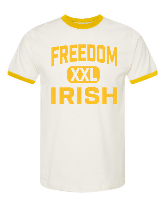 Freedom PAC Fundraiser Tultex Mustard Ringler Tee~ 2 Styles~ Unisex