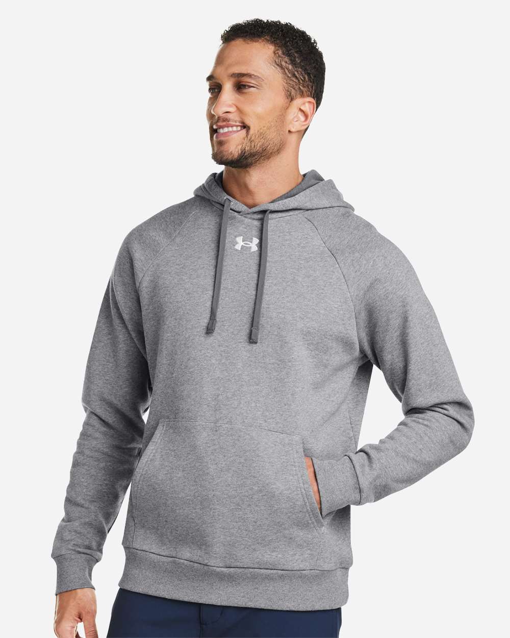 Freedom Irish Football Under Armour Light Grey Fleece Hooded Sweatshirt