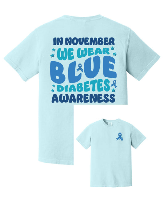 Fox Valley Surgical Diabetes Chambray Comfort Colors Tee