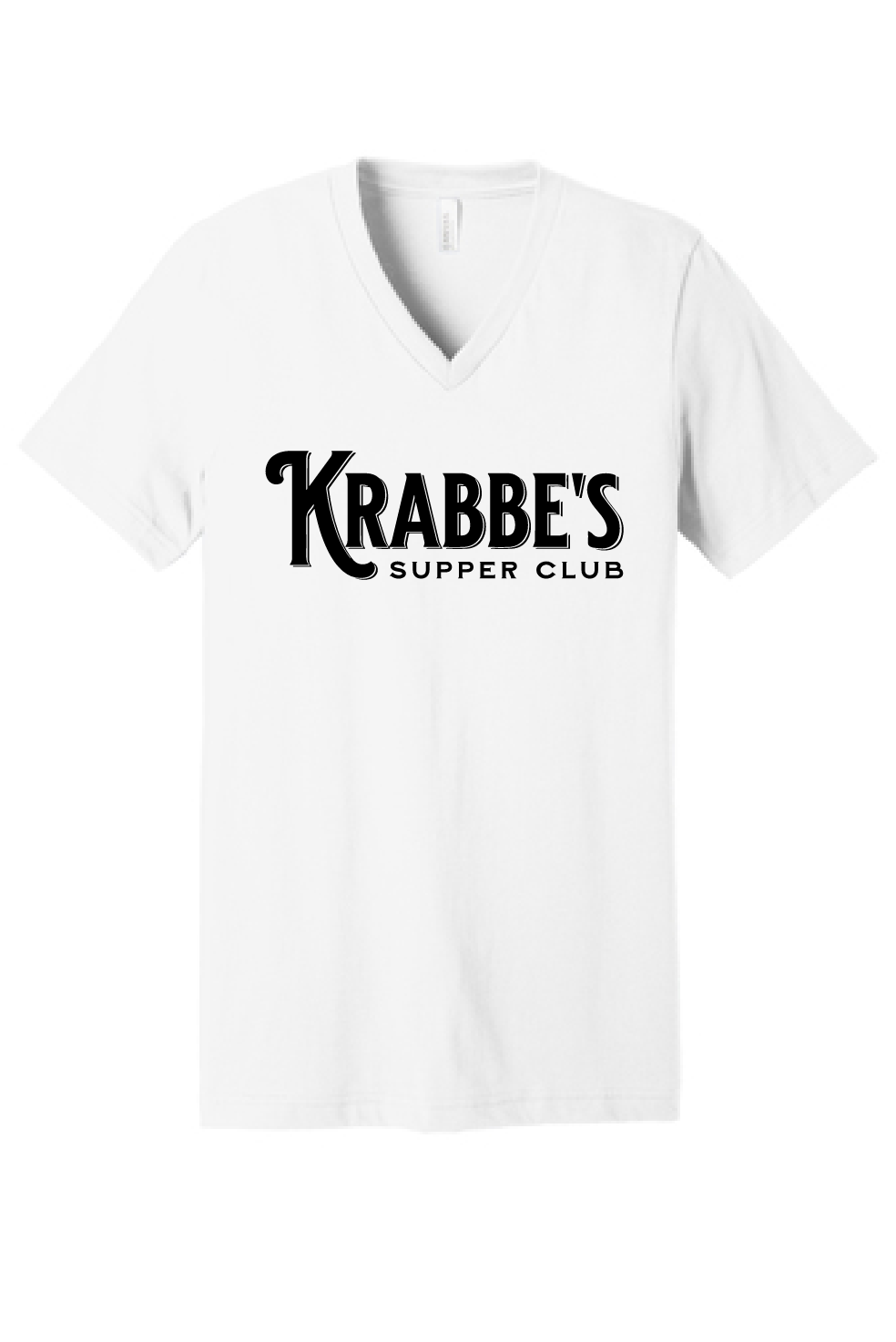 Krabbe's Bella Canvas V Neck Tee ~ Ladies/Men