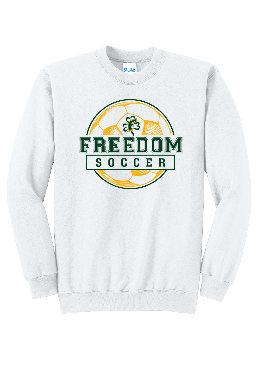 Freedom Soccer Port & Company Crew ~ 3 Colors ~ Youth and Adult