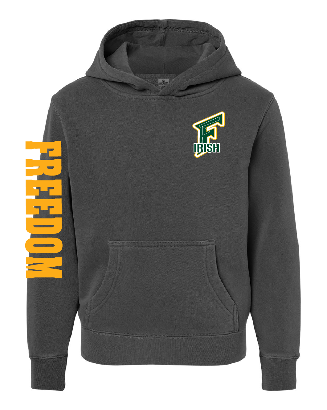Freedom Baseball Pigment Dyed Youth Hoodie ~ 2 Colors