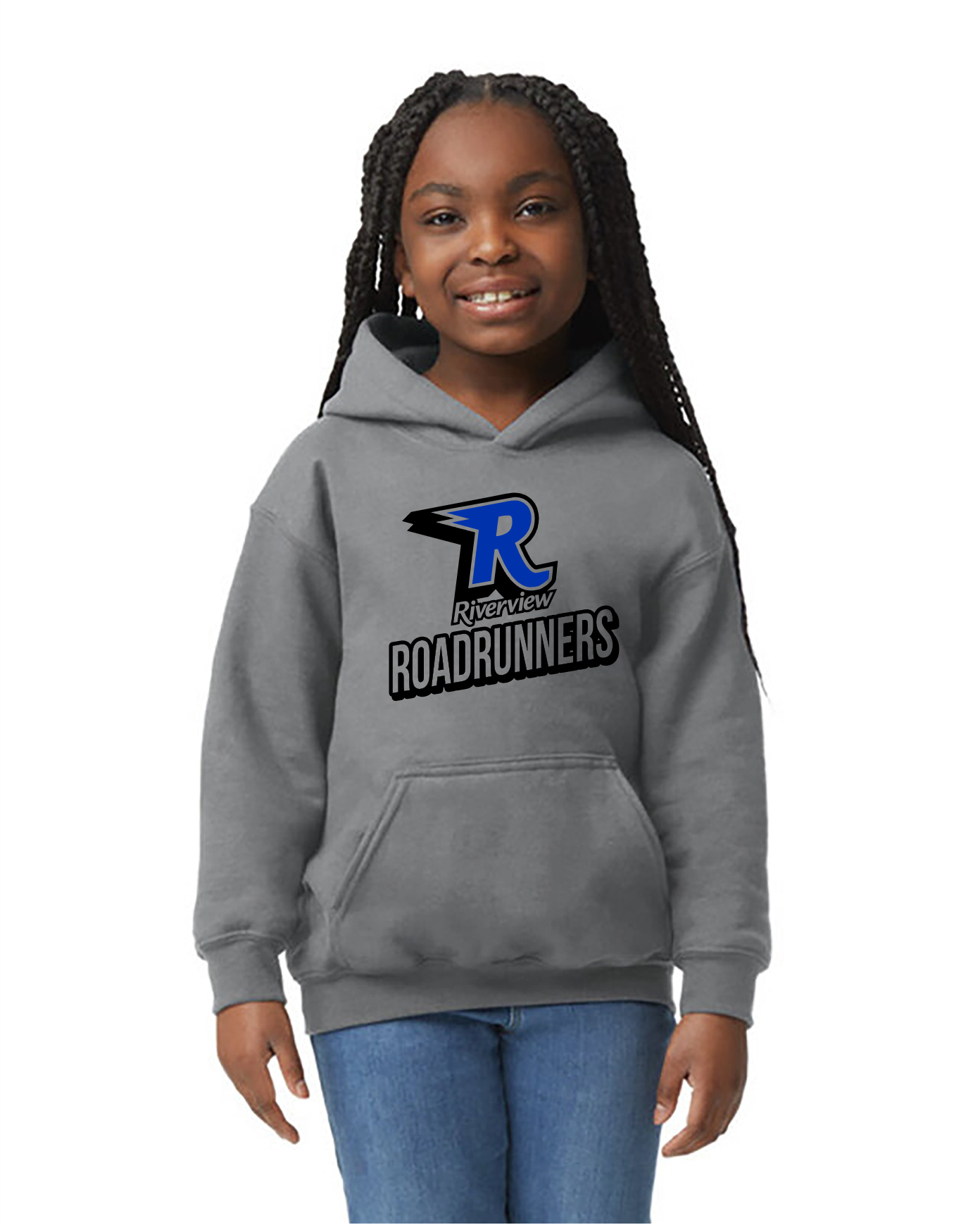 Riverview Roadrunner Charcoal Hoodie~ Youth/Adult