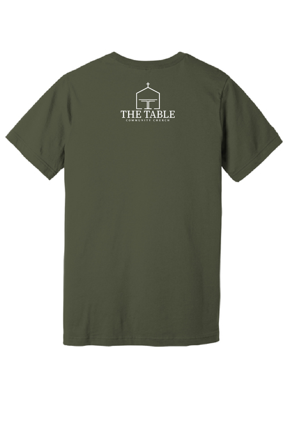 The Table Church Bella Canvas Army Volunteer Tee ~ Unisex and Youth