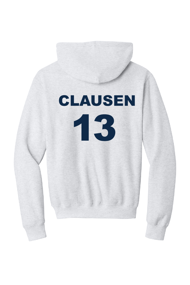 Little Chute Baseball Port & Company Ash Hoodie~ Youth and Adult Sizes~ Can be Personalized