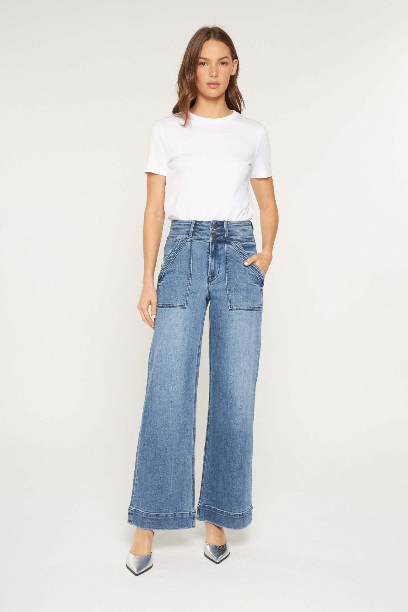 Mica Wide Leg Jean MDP-W3546