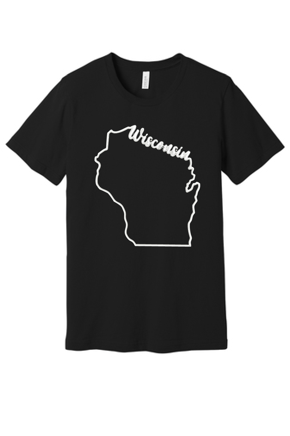 Bella Canvas Heather Tee in Wisconsin Designs