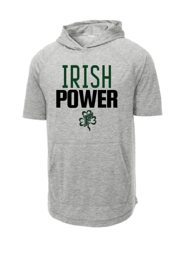 Sport-Tek PosiCharge Tri-Blend Wicking Short Sleeve Hoodie~ Men's ~ 2 Colors