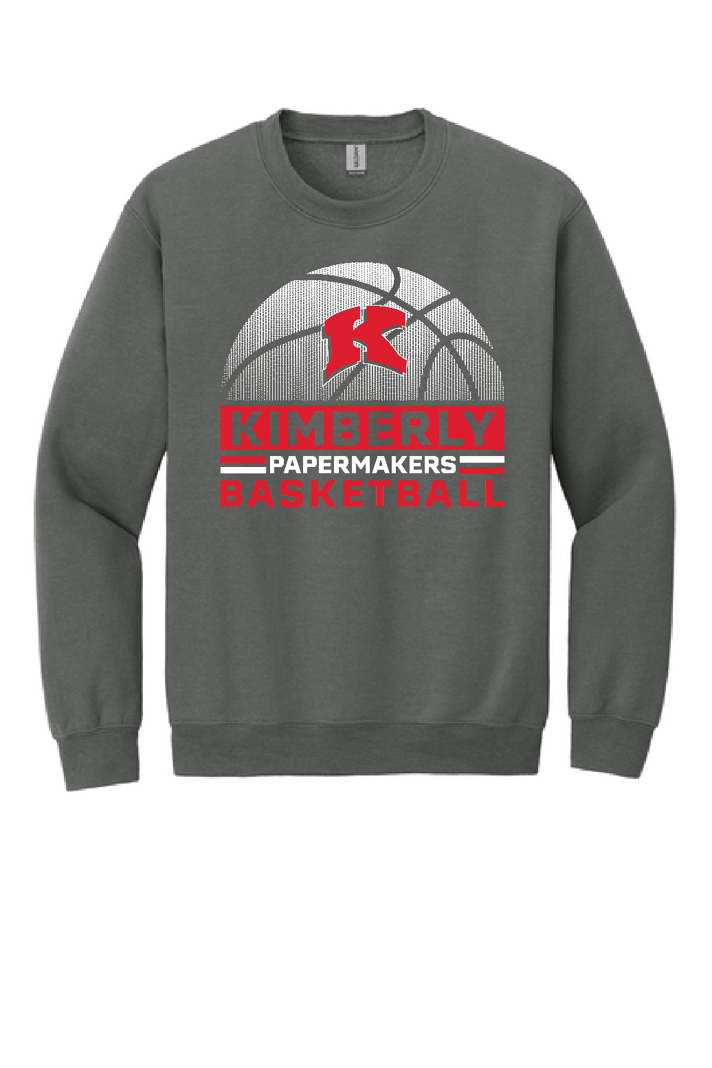 Kimberly Basketball Charcoal Crew ~ Adult and Youth
