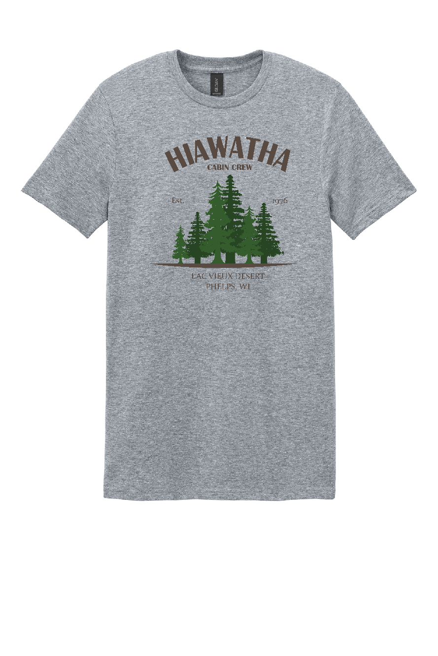 Hiawatha Cabin Crew Logo Gildan Softstyle Tee-Youth and Adult