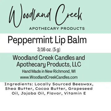 Woodland Creek Lip Balm ~ 5 Flavors