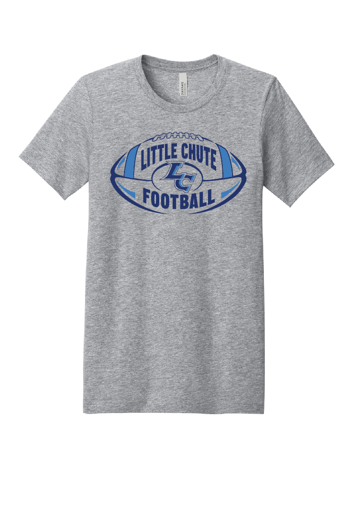 Little Chute Football Bella Canvas Jersey Tee~ Unisex and Youth~ 2 Colors