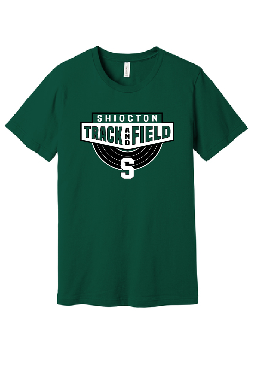 Shiocton Track and Field Bella Canvas Jersey Tee ~ Adult and Youth/ 2 Color