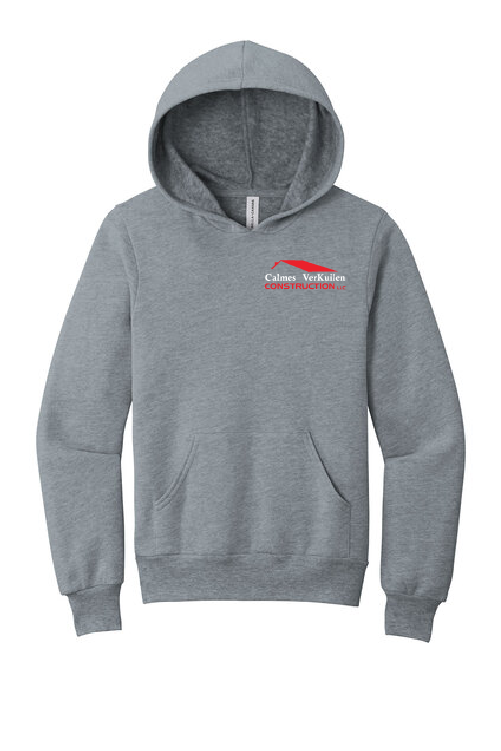 Calmes Verkuilen BELLA+CANVAS ® Youth Sponge Fleece Pullover Hoodie ~ 2 Colors