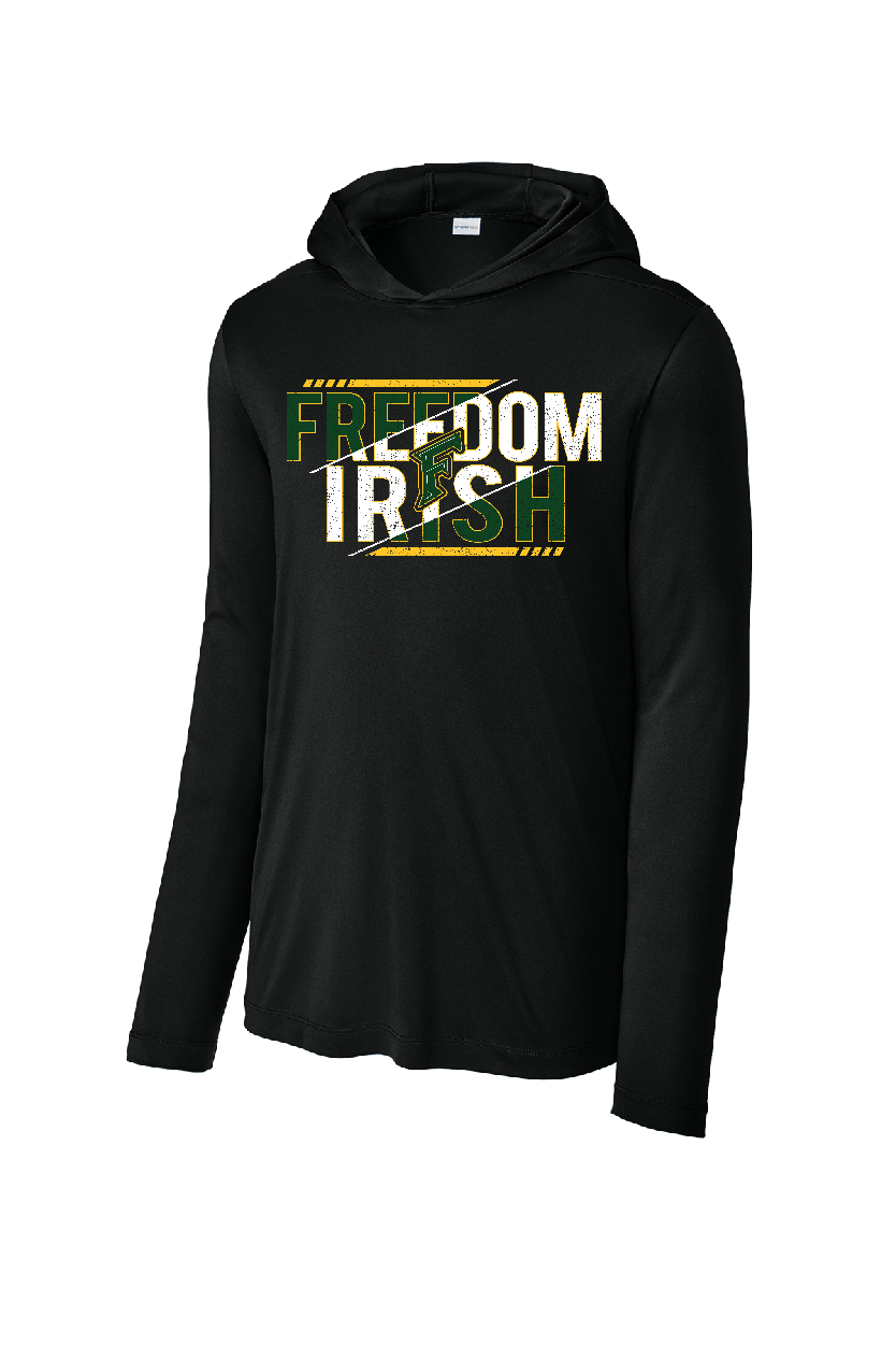 Freedom Irish Sport-Tek® Posi-UV® Pro Long Sleeve Hoodie~ Men's~ 2 Colors