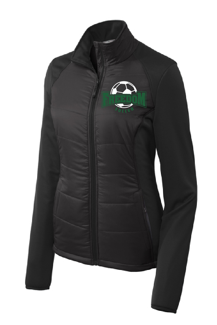 Freedom Soccer Port Authority Ladies Soft Shell Hybrid Jacket