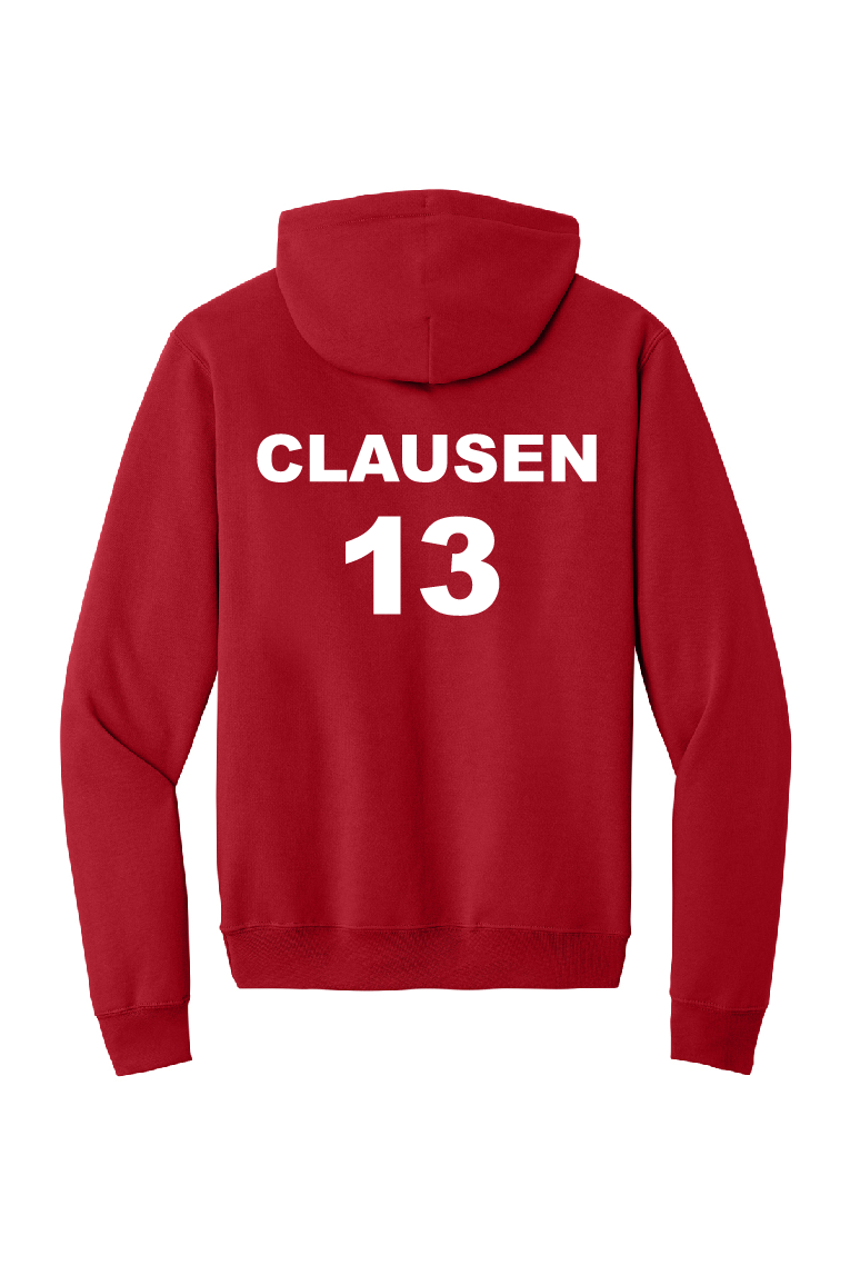 Kimberly Softball Port & Company Red Hoodie~ Youth and Adult Sizes ~ Can be Personalized