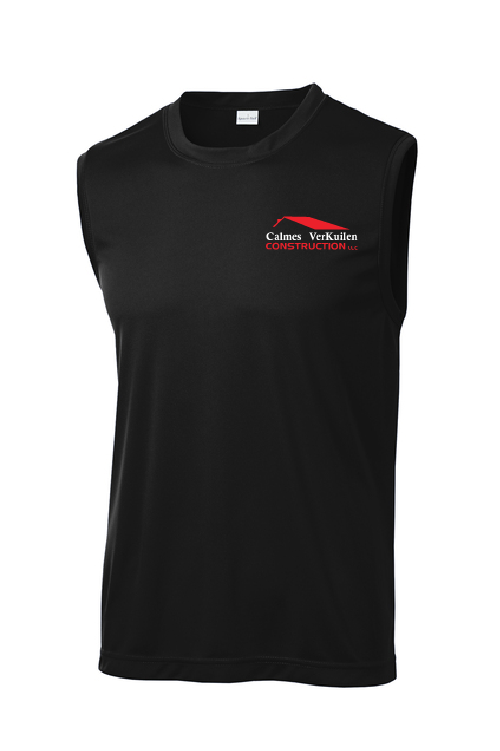 Calmes Verkuilen Black Sport-Tek® Sleeveless PosiCharge® Competitor™ Tee