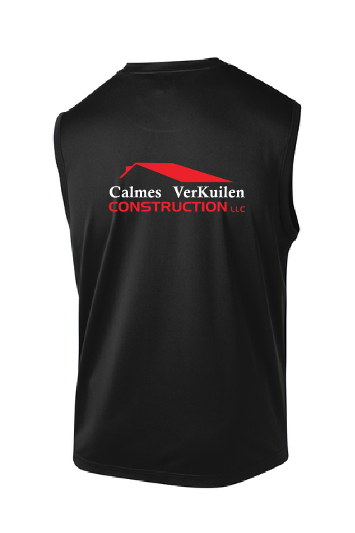 Calmes Verkuilen Black Sport-Tek® Sleeveless PosiCharge® Competitor™ Tee