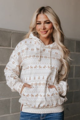Ampersand University Hoodie- Milk & Cookies