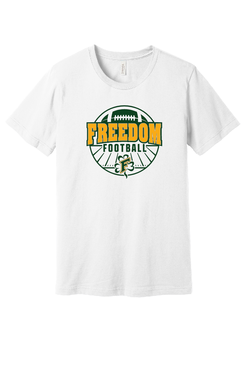 Freedom Football Bella Canvas Jersey Tee~ Unisex and Youth~ 3 Colors