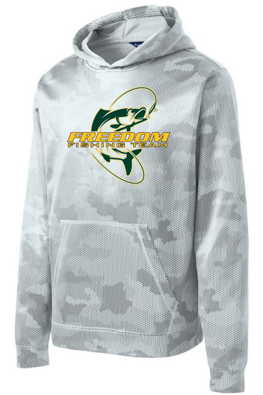 Freedom Irish Fishing Team Sport-Tek Sport-WickCamoHex Fleece Hooded Pullover~ YOUTH