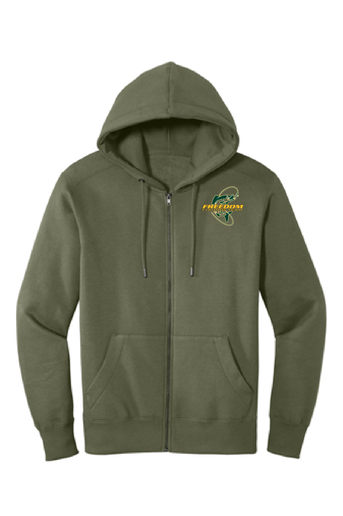 Freedom Irish Fishing Team District Perfect Weight Fleece Full-Zip Hoodie ~ 2 Colors