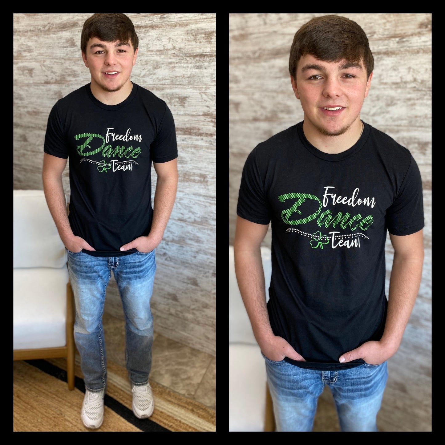 Freedom Dance Black Tee