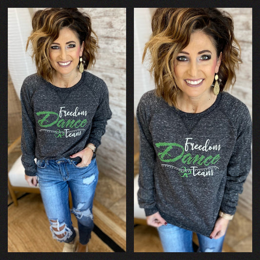 Freedom Dance Heathered Crewneck