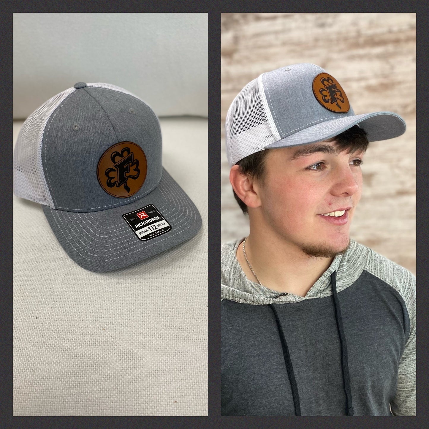 Richardson Leather Patch Trucker Hat ~ Various Schools